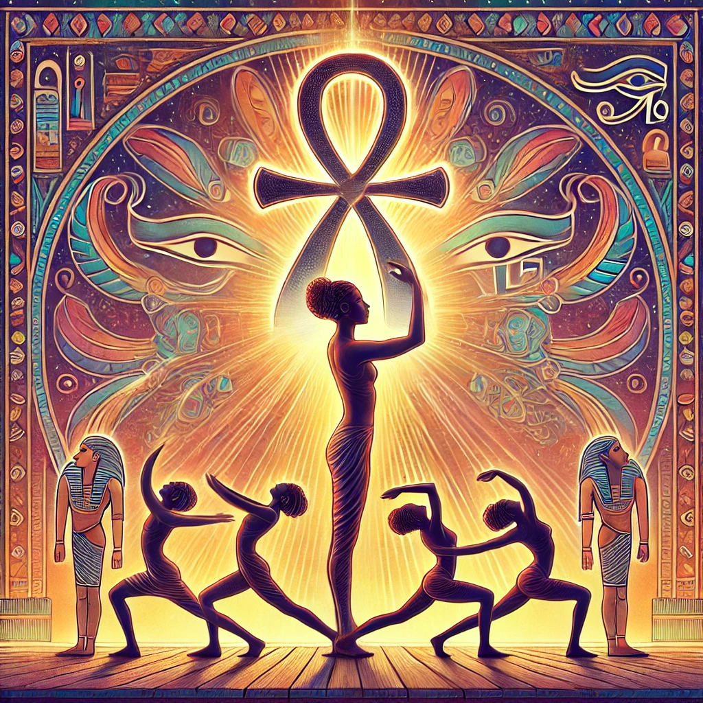 Kemetic Yoga Manual - Illustrated Poses and Their Spiritual Significance